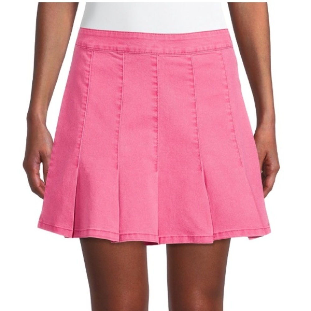 Denim Pleated Skirt for Juniors